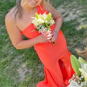 Colors Brand Prom dress size 6 orange